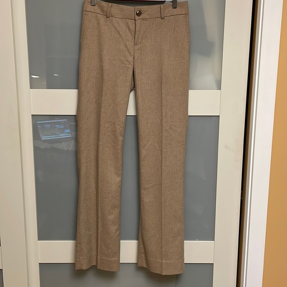Banana Republic camel tweed wool pants - Picture 1 of 5